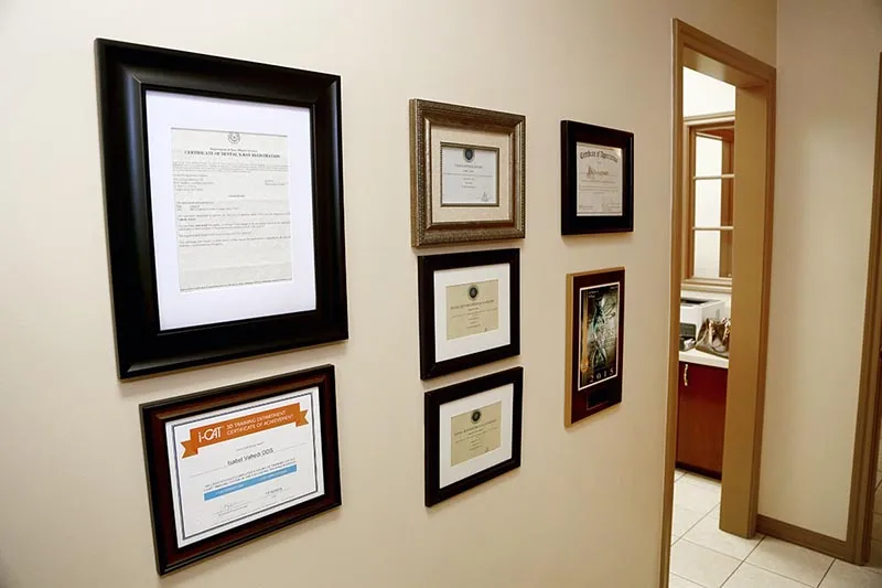 Patient care area with modern amenities